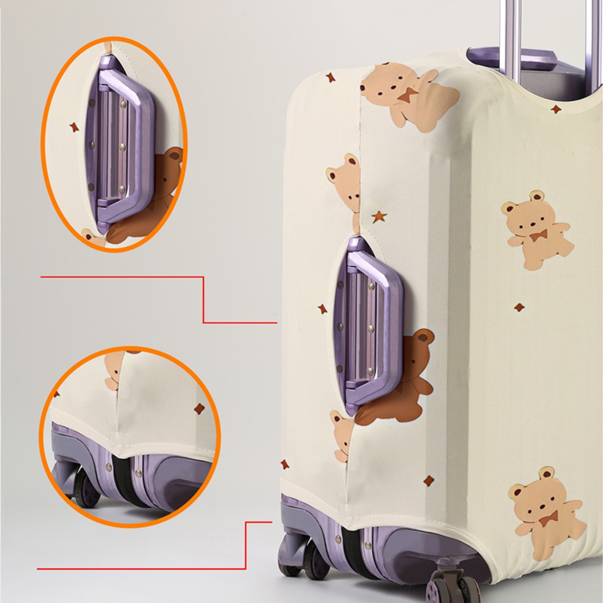 Luggage Cover Protector Elasti - Waterproof Suitcase Cover Protector 评论和价格