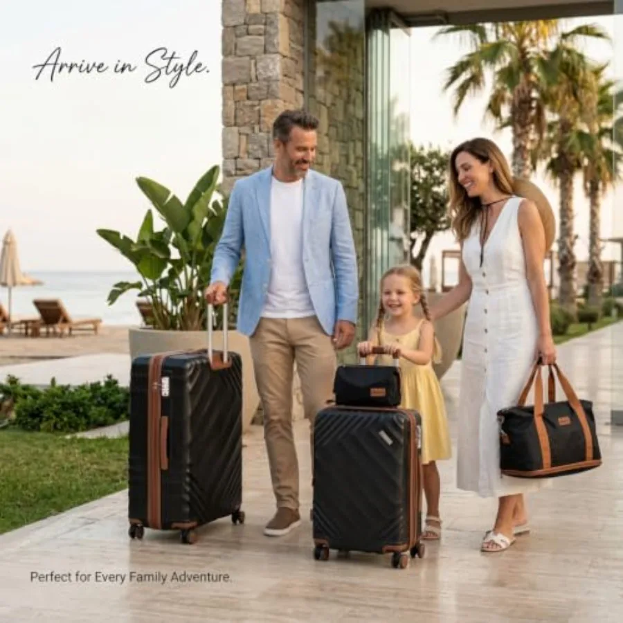 5-Piece Hard Shell Expandable  - Expandable Hard Shell Luggage Set 评论和价格