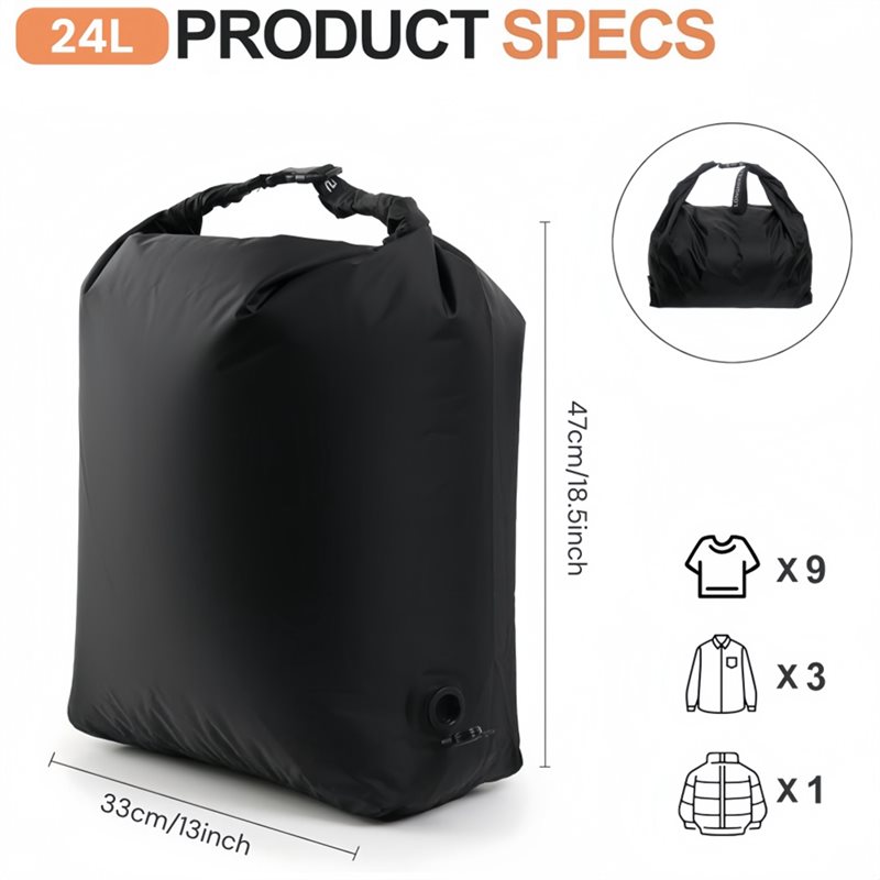 A25F-Reusables Clothes Organiz - Foldable Rolling Luggage Bag 评论和价格