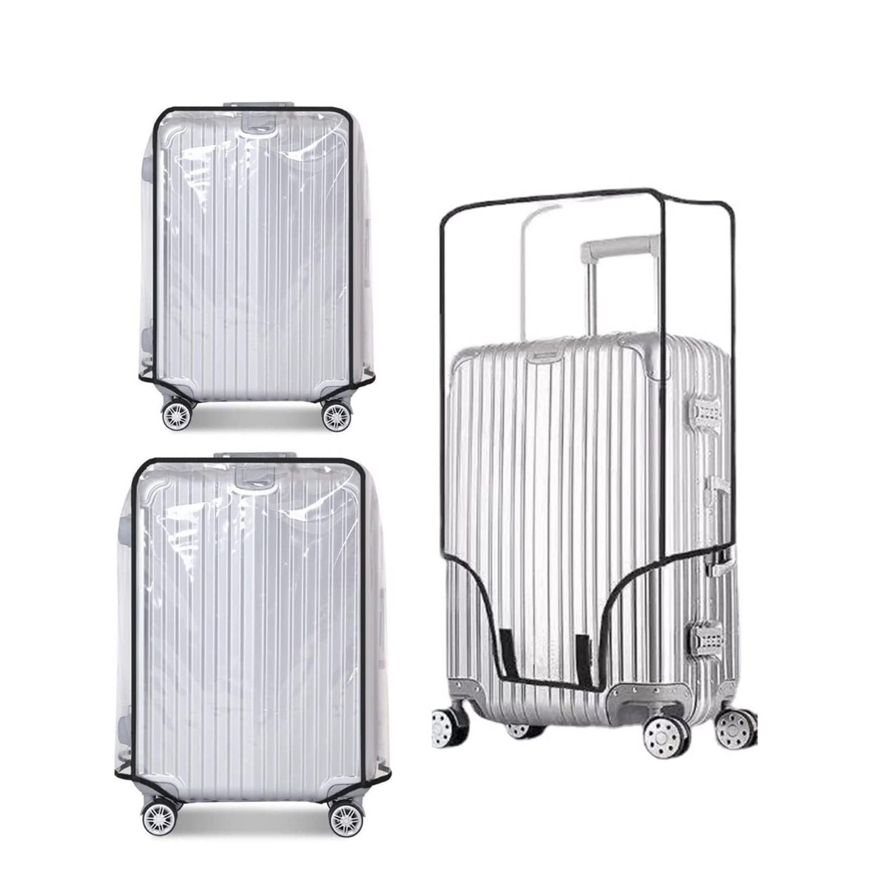 New Full Transparent Luggage P - Waterproof Suitcase Cover Protector 评论和价格