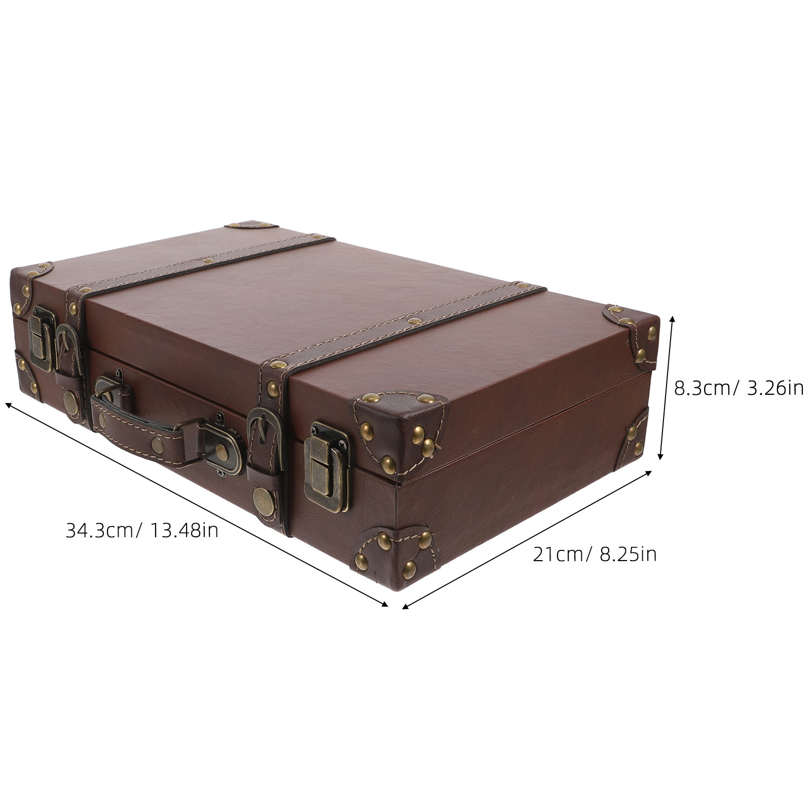 Retro Vintage Suitcase Trunk D - Retro Vintage Trunk Suitcase 评论和价格