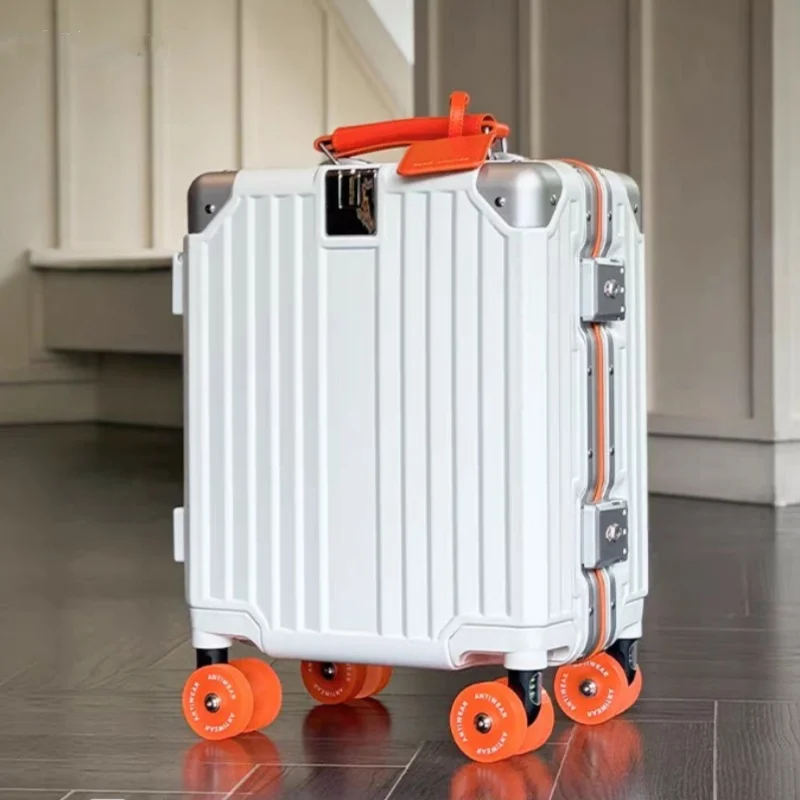 14‘’ Rolling Luggage Lightweig - Aluminum Frame Carry On Luggage 评论和价格