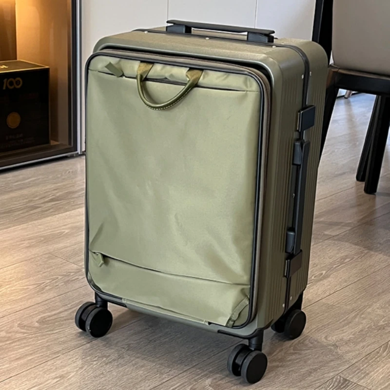 2-in-1 Suitcase Detachable Bac - Aluminum Frame Carry On Luggage 评论和价格