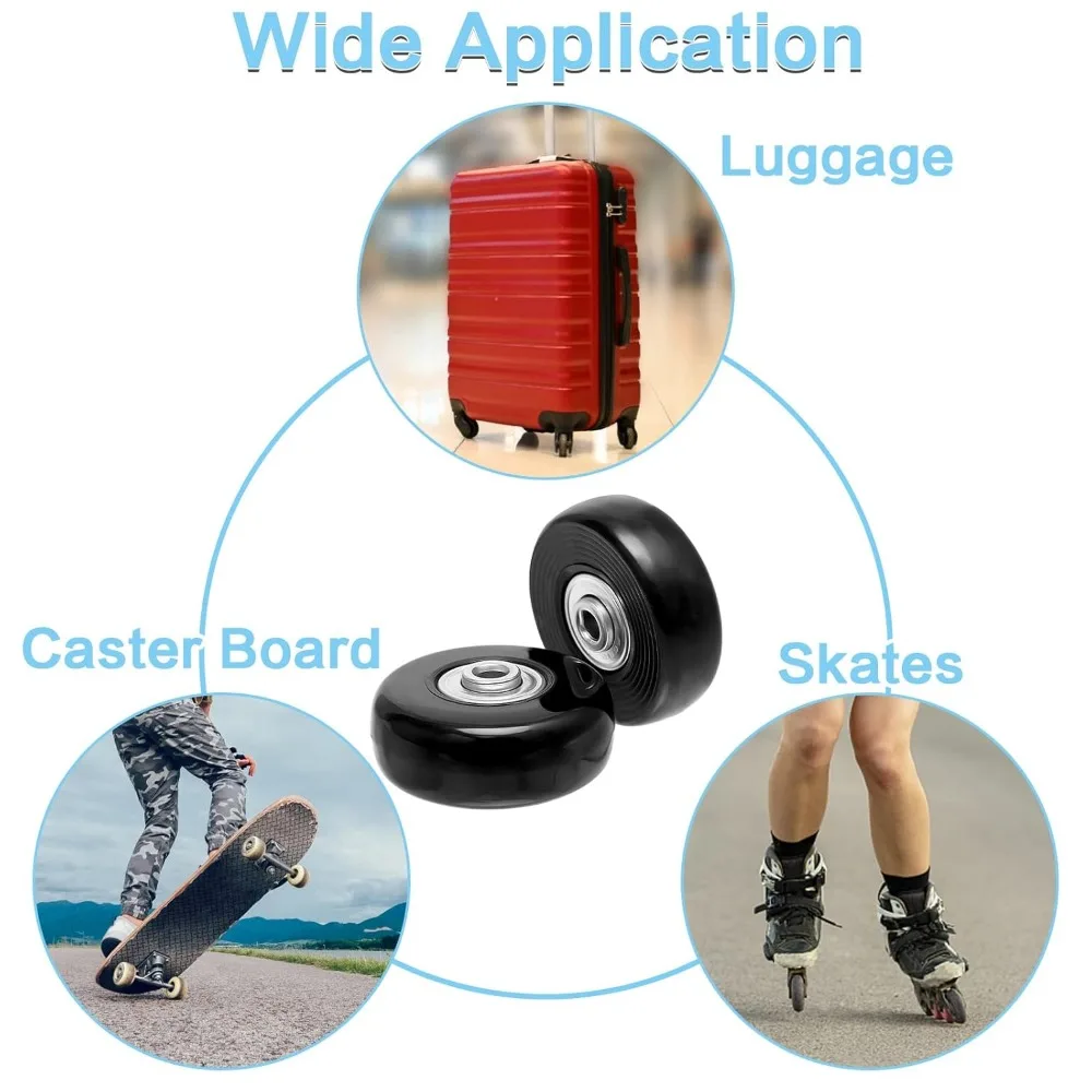 Luggage Wheels Luggage Suitcas - Silent Replacement Luggage Wheels 评论和价格