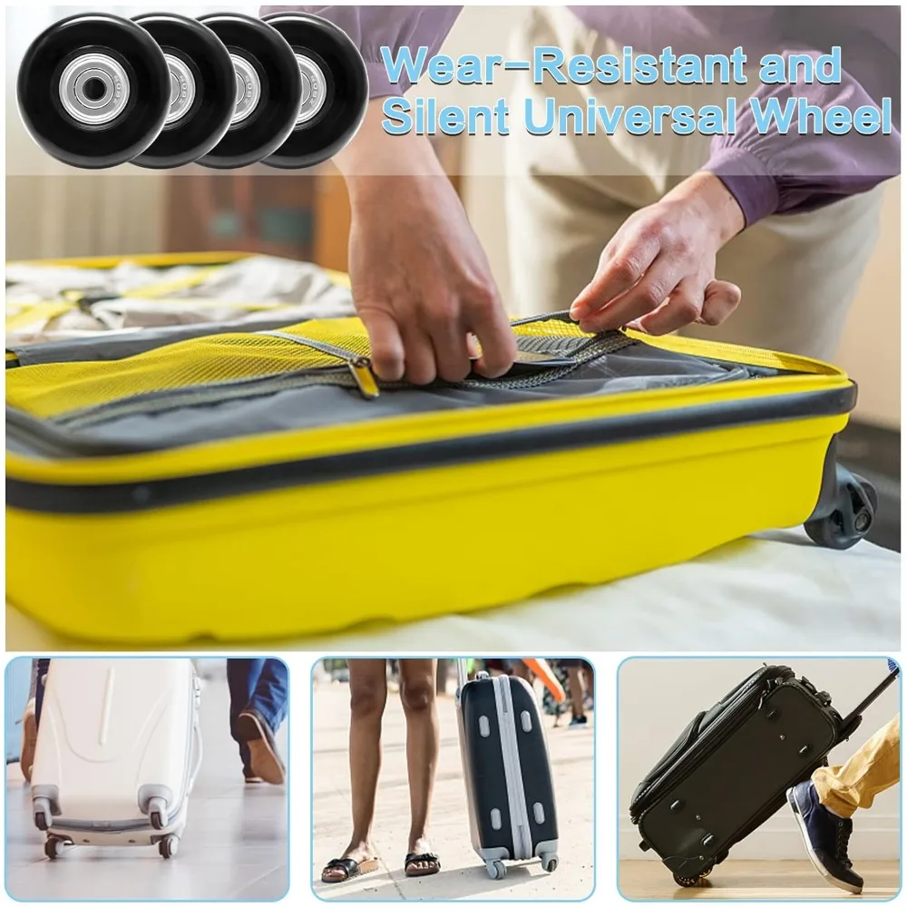 Luggage Wheels Luggage Suitcas - Silent Replacement Luggage Wheels 评论和价格