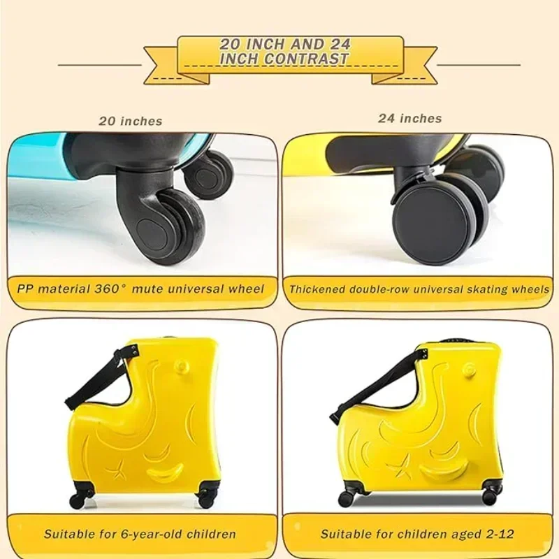Kids Ride On Suitcase with Whe - Kids Ride On Suitcase Scooter 评论和价格