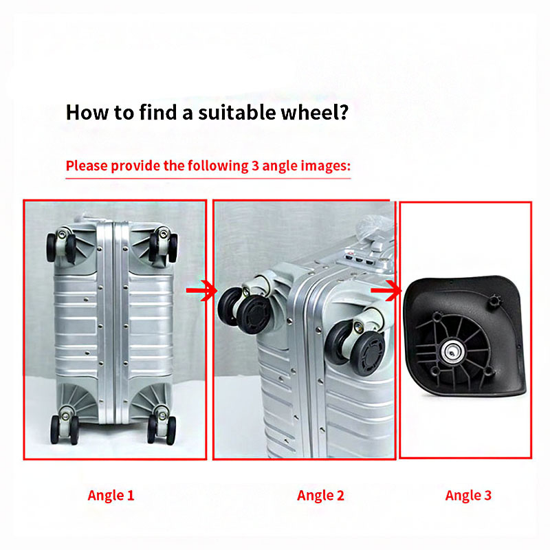 Wheels for cloth Luggage V56/V - Silent Replacement Luggage Wheels 评论和价格