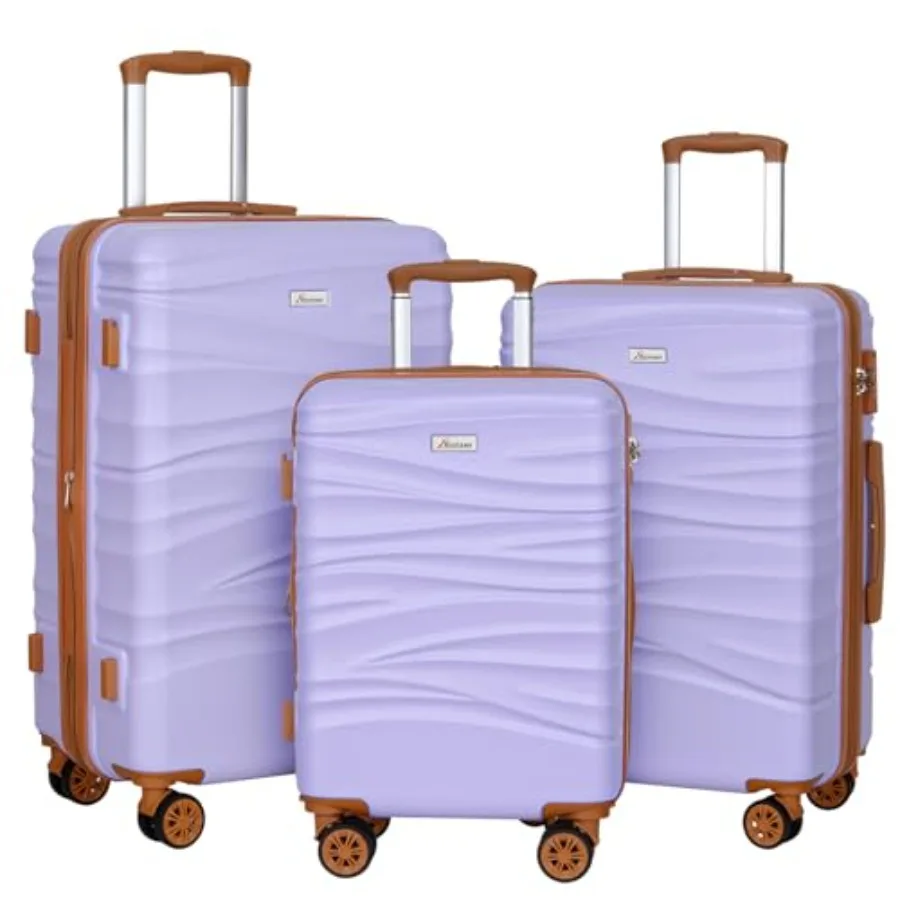 3-Piece Expandable Luggage Set - Expandable Hard Shell Luggage Set 评论和价格