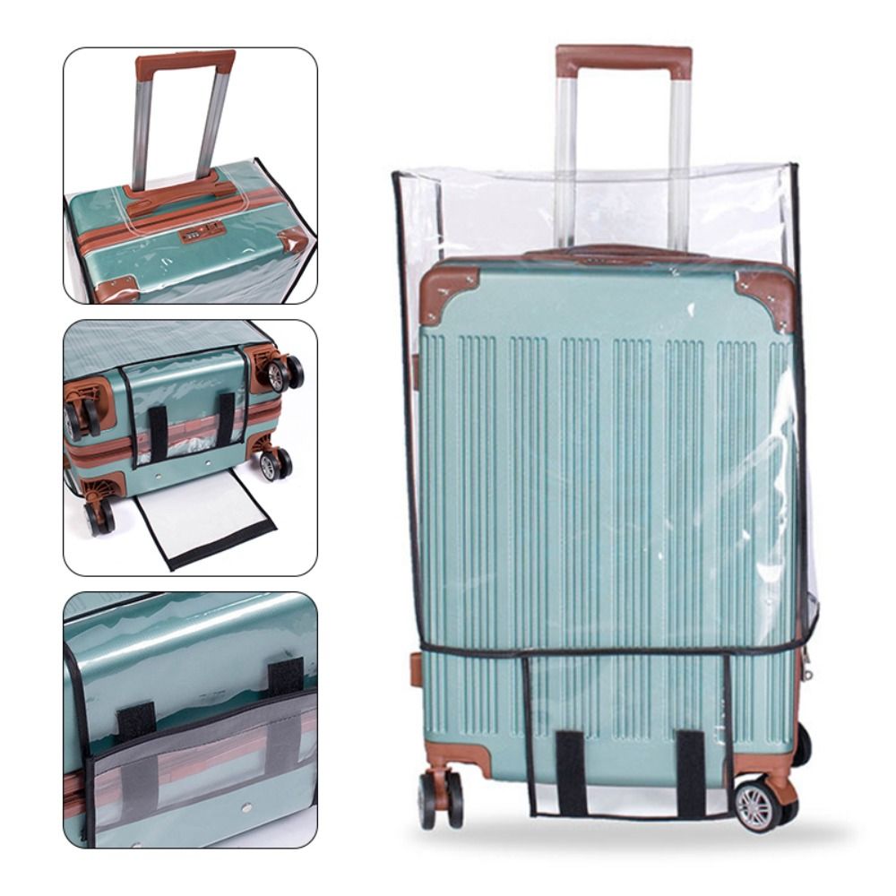 Transparent PVC Waterproof Pro - Luggage Protective Cover Transparent 评论和价格