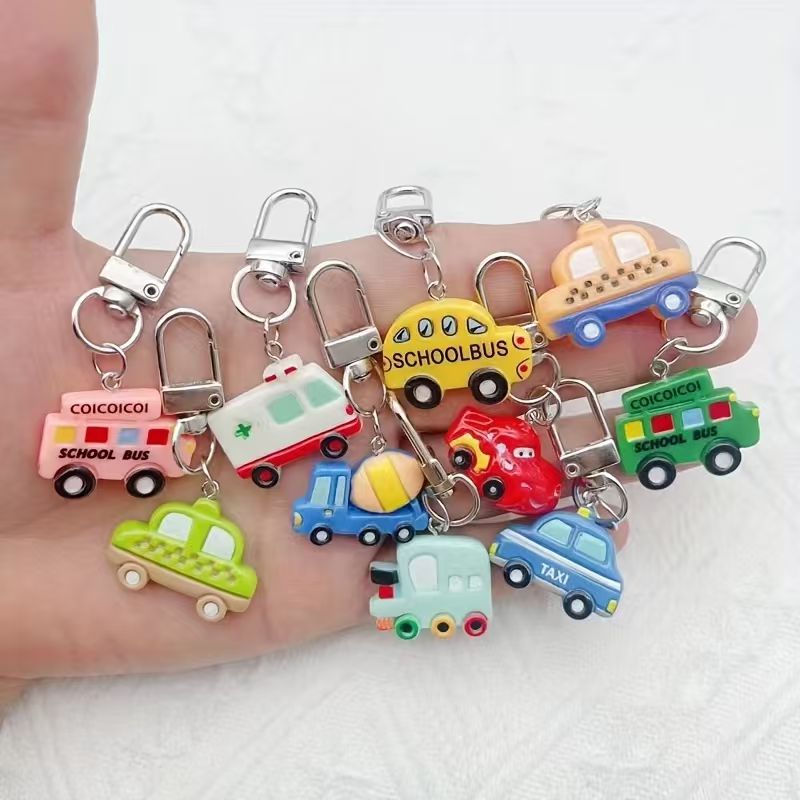 10pcs resin cartoon car keycha - Luggage 评论和价格