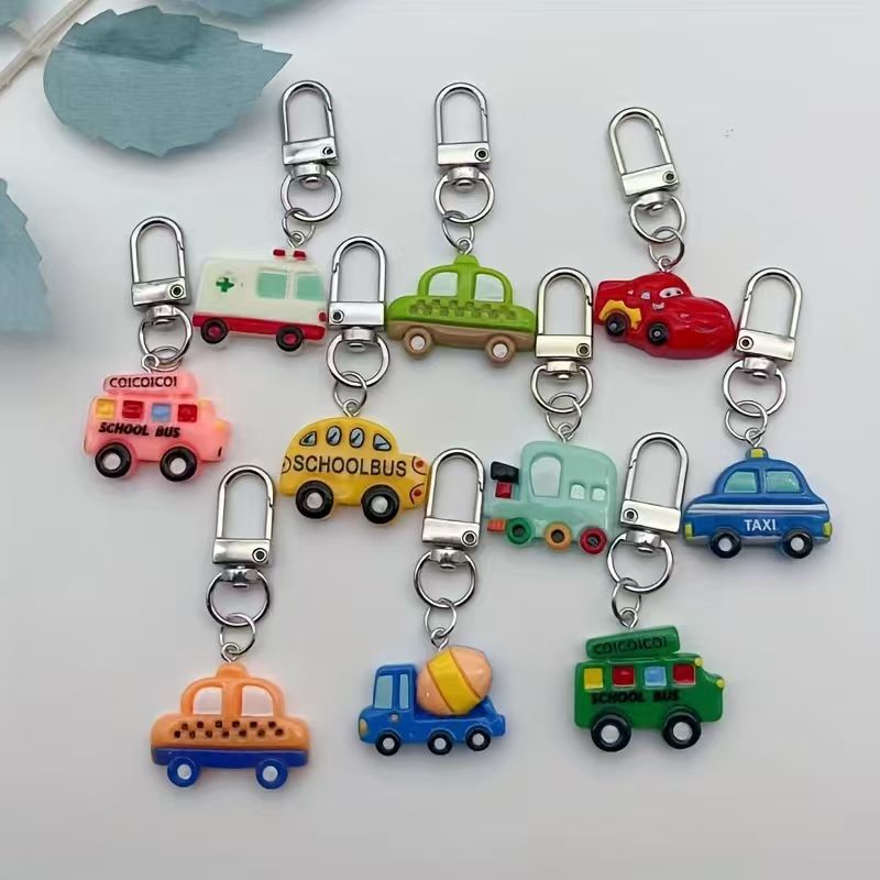 10pcs resin cartoon car keycha - Luggage 评论和价格