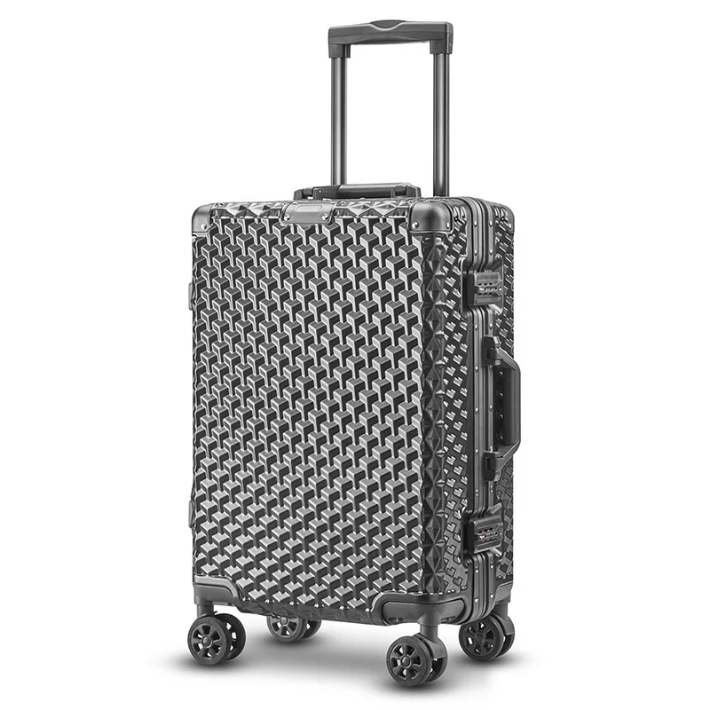 New Travel suitcase,password b - Aluminum Frame Carry On Luggage 评论和价格