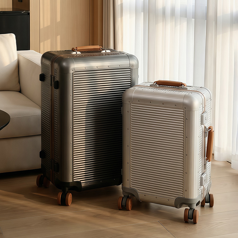 Large fashion aluminum-frame t - Aluminum Frame Carry On Luggage 评论和价格