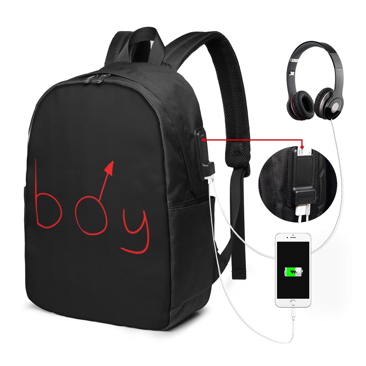 Boymoder Hat And Shirt Backpac - Travel Bags 评论和价格