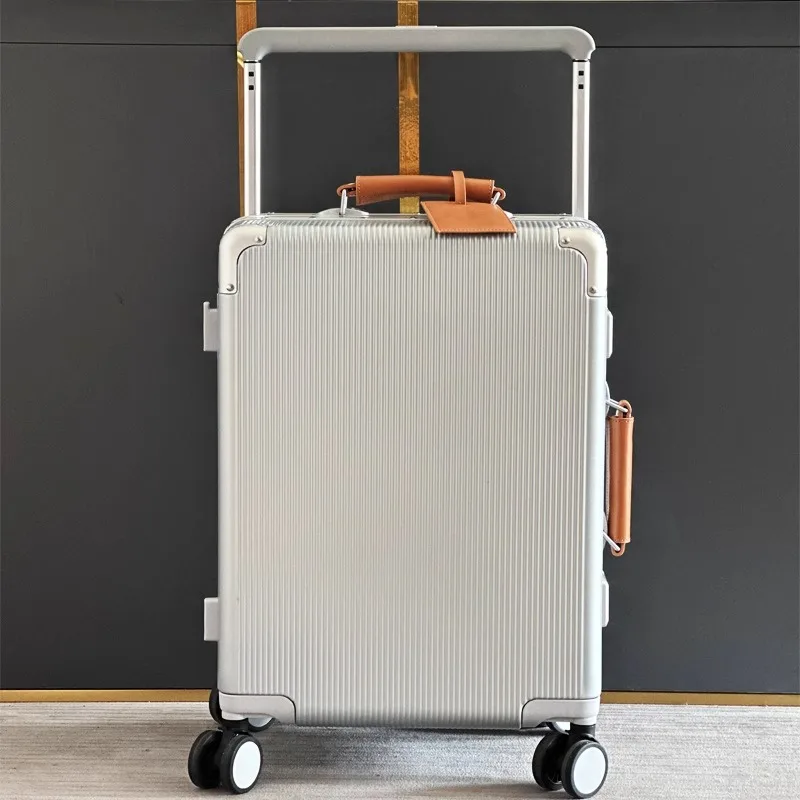 Suitcase Wide Handle Travel Su - Aluminum Frame Carry On Luggage 评论和价格